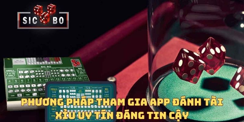 Phương pháp tham gia app đánh tài xỉu uy tín đáng tin cậy