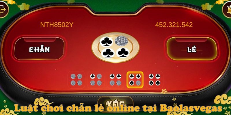 Luật chơi chẵn lẻ online tại Baolasvegas