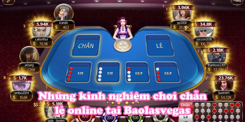 Những kinh nghiệm chơi chẵn lẻ online tại Baolasvegas