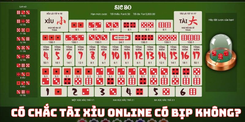 Có chắc tài xỉu online có bịp không?